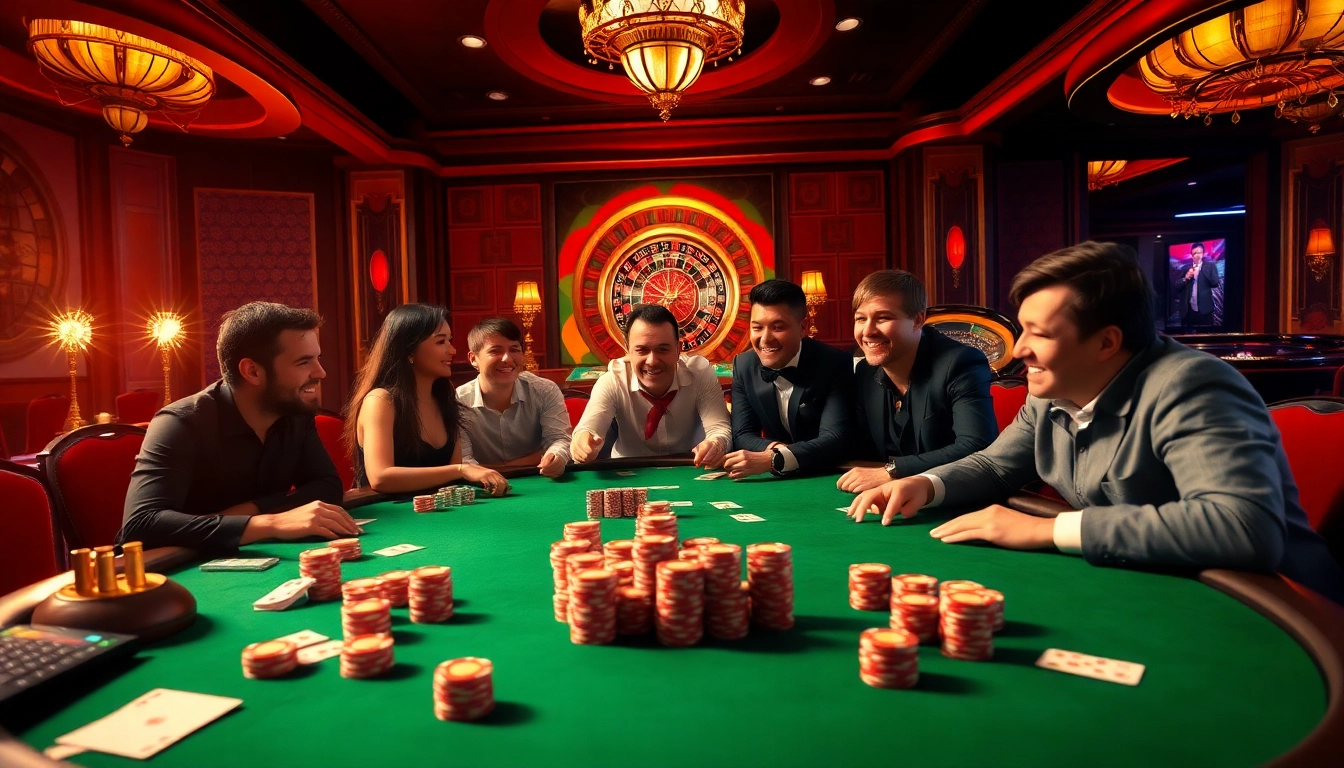 Engage with the exhilarating atmosphere of Trang chủ thabet featuring high-stakes poker and vibrant casino excitement.
