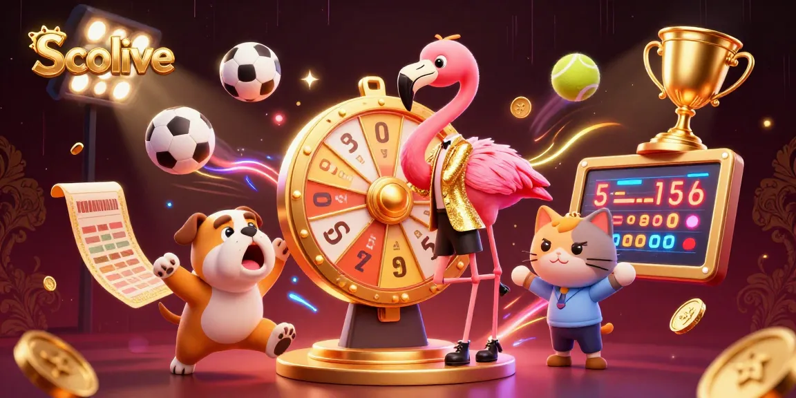Socolive presents a vibrant gaming scene with sports elements and animated characters celebrating victory.