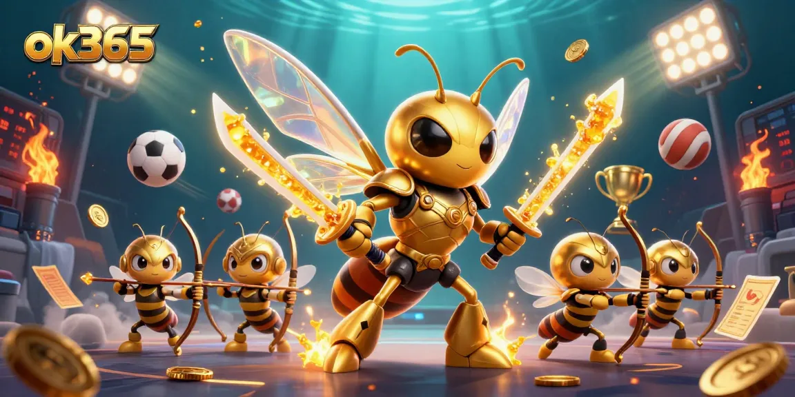 Engage with thrilling betting action at ok365 while immersing in spectacular 3D casino illustration.