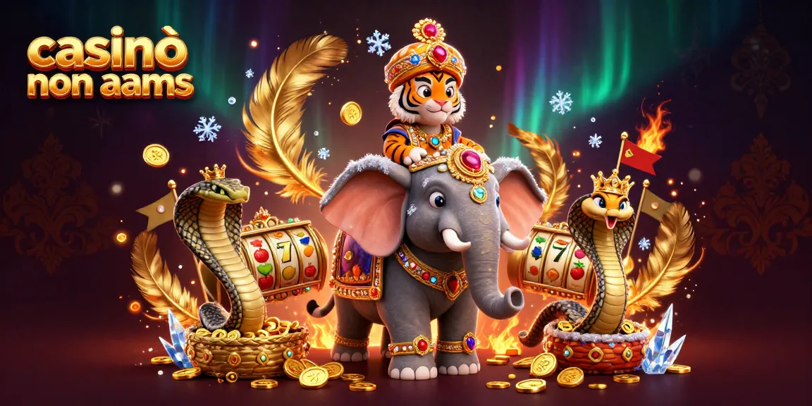 Experience the vibrancy of casinò online non aams with stunning 3D casino illustration showcasing luxury and excitement.