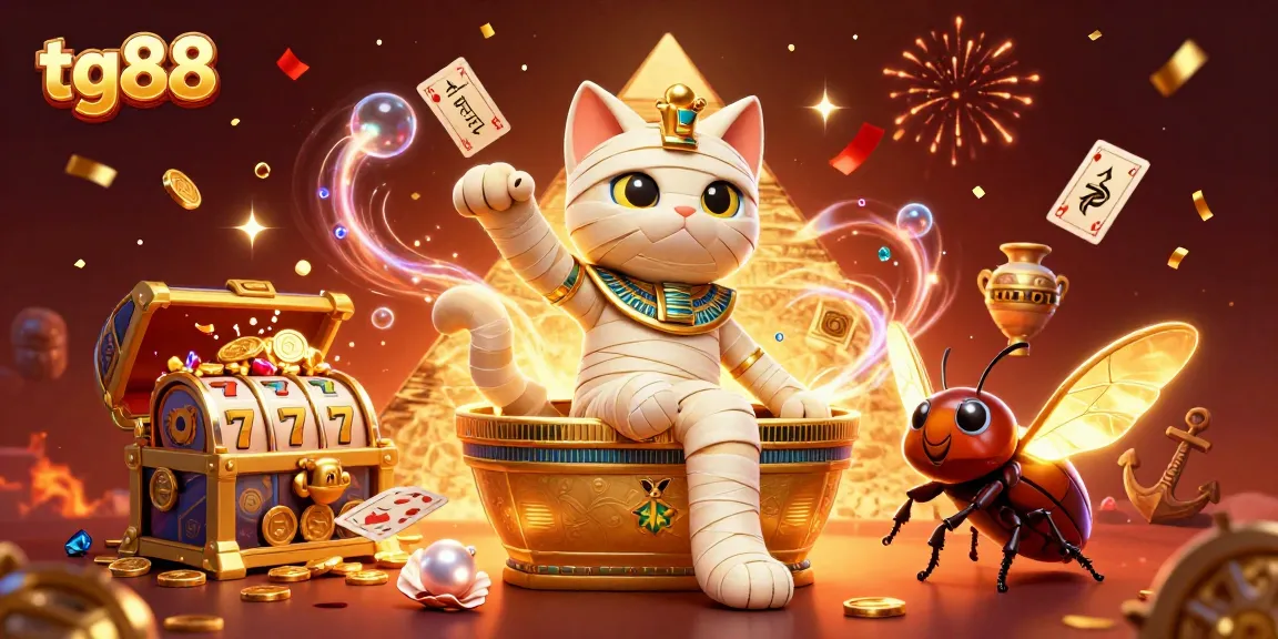 Experience vibrant gaming adventures at tg88, where Egyptian lore and casino themes collide.