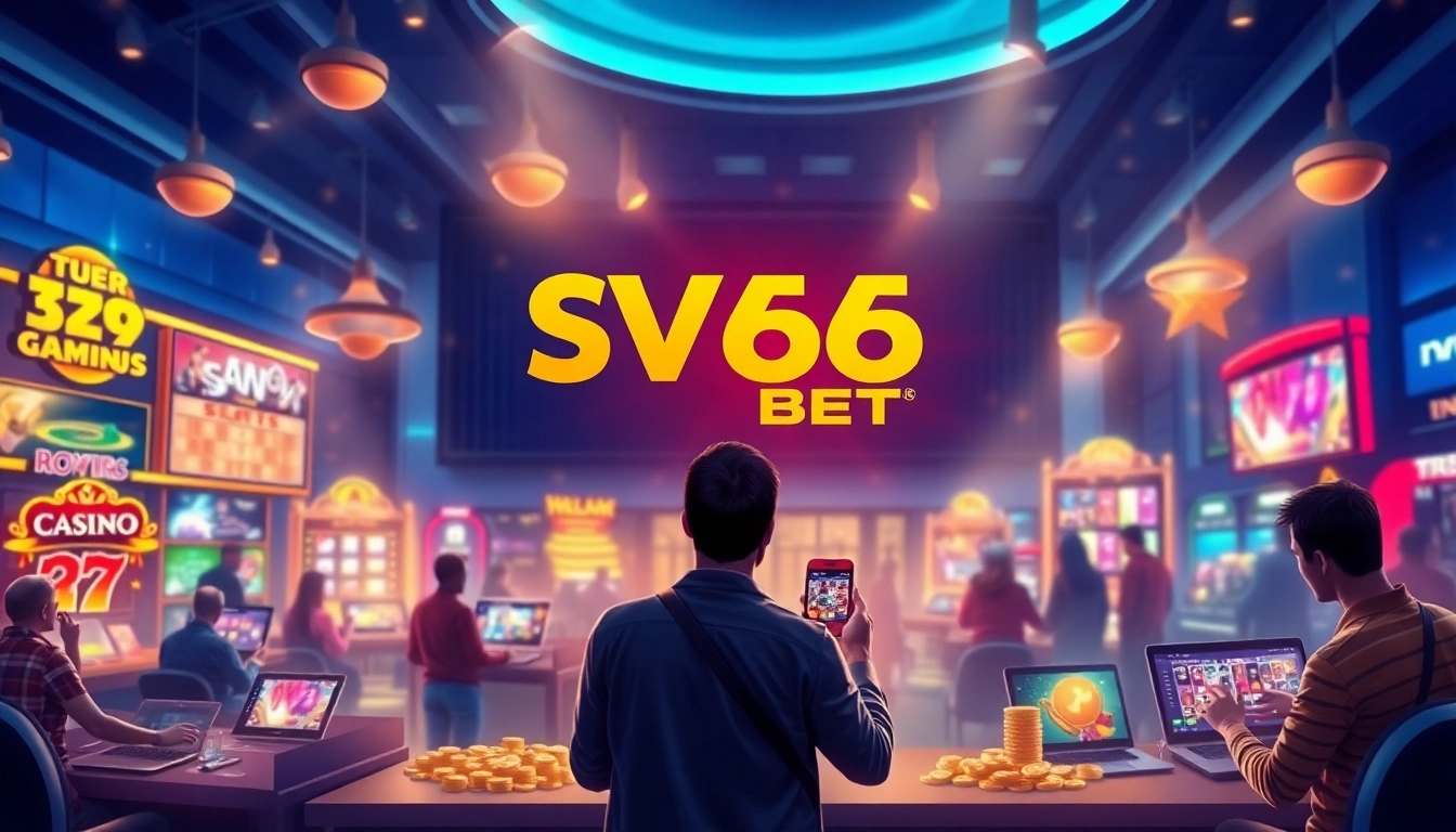 Experience SV66 BET with its vibrant online gaming interface showcasing 5000+ games and modern security features.