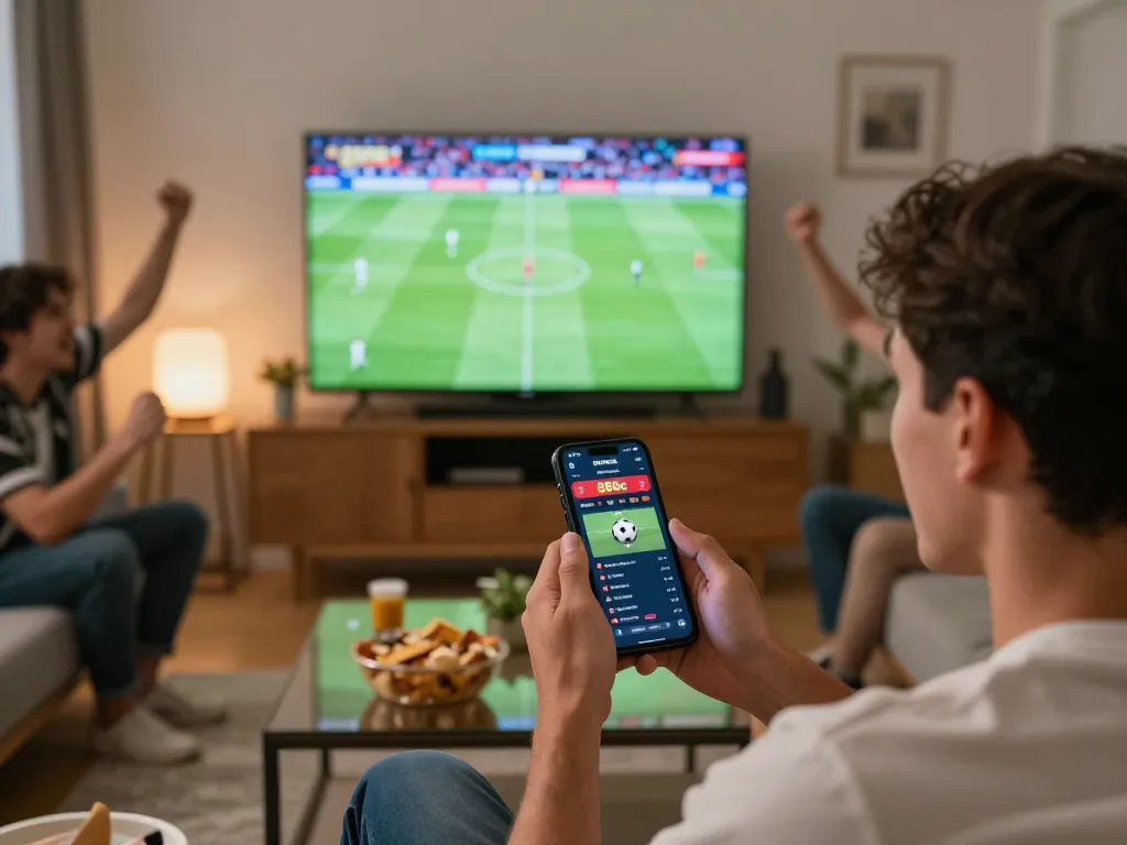Engage in thrilling sports betting with open88c app while watching live games.