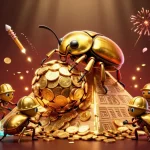 Win big at GO88 with vibrant casino-themed 3D illustration featuring playful beetles and golden coins.