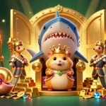 Experience the thrill of rr88 vip with golden treasures in a vibrant casino-themed illustration.