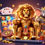 Play slots with XX88 in an exciting 3D casino scene featuring dynamic characters and game elements.